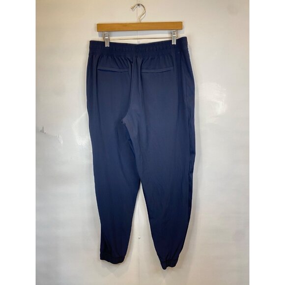 Athleta Navy Blue Brooklyn Jogger Pant Women's 14 Travel Commute Elastic Waist - Picture 6 of 8